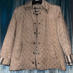 Burberry diamond quilted jacket
